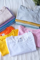 80/20 Polyester Adult Crew Neck Short Sleeves T-Shirt, Colored Sublimation Shirt