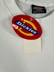 Vintage Dickies Shirt Men’s XL White Cotton Utility Pocket Tee USA Deadstock NWT