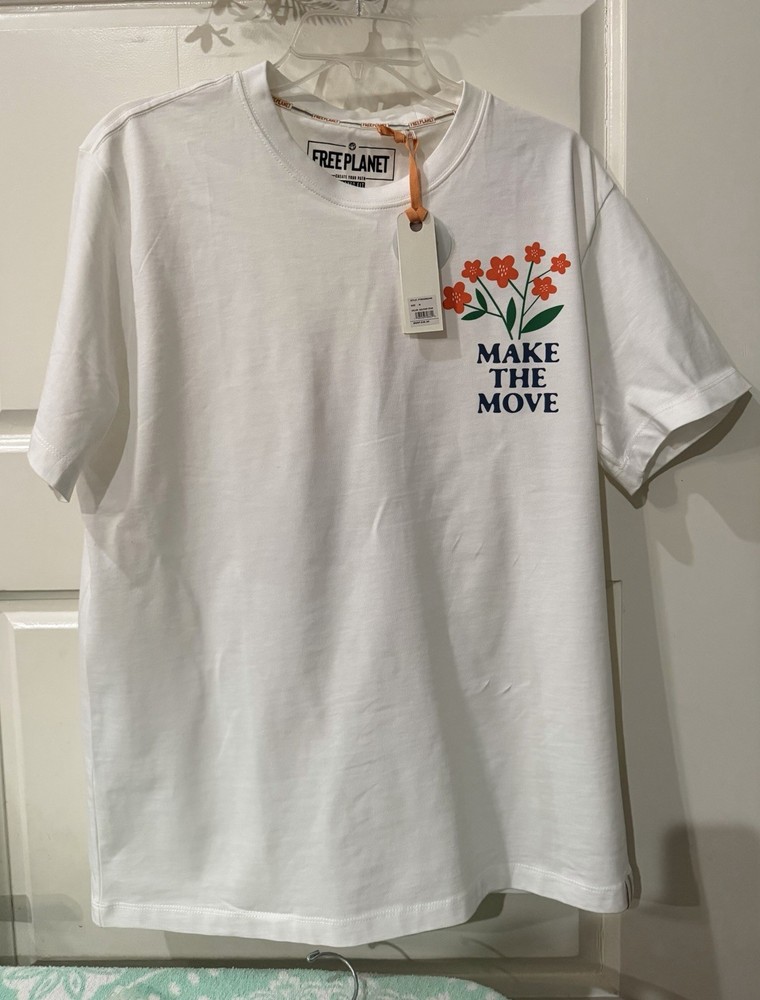 Make The Move” graphic t-shirt by Free Planet