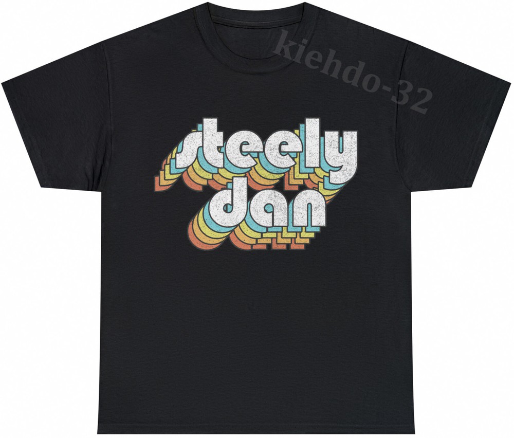 Steely Dan 80s Retro Typography Vintage Music Fan S-5XL Tee Men Women Unisex