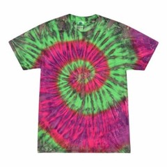 Tie Dye T-Shirts, Adult S M L XL 2XL 3XL, Multi-Color 100% Cotton