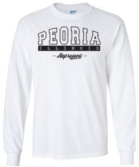Peoria Illinois T-Shirt Long Sleeve Graphic tee