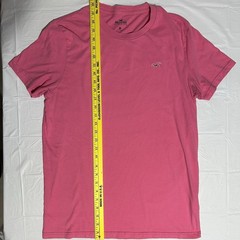 Hollister Shirt Mens Medium Hot Pink Must Have Collection Beach Surf Outdoor Y2K