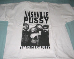 Nashville Pussy Music For Lovers White T-Shirt Cotton S-5XL