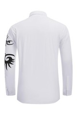 Men’s Dress Shirt Long Sleeve Casual Slim Fit Button Down(White Tie,XL)