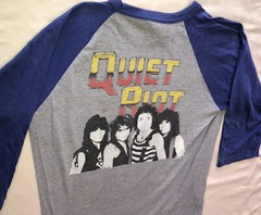 RARE 80’s Quiet Riot Shirt Metal Health Tour 1983 Bang Your Head 3/4 Sleeves L