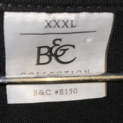 B&C Collection Medusa Snake Graphic Black Cotton Men’s XXXL T-Shirt