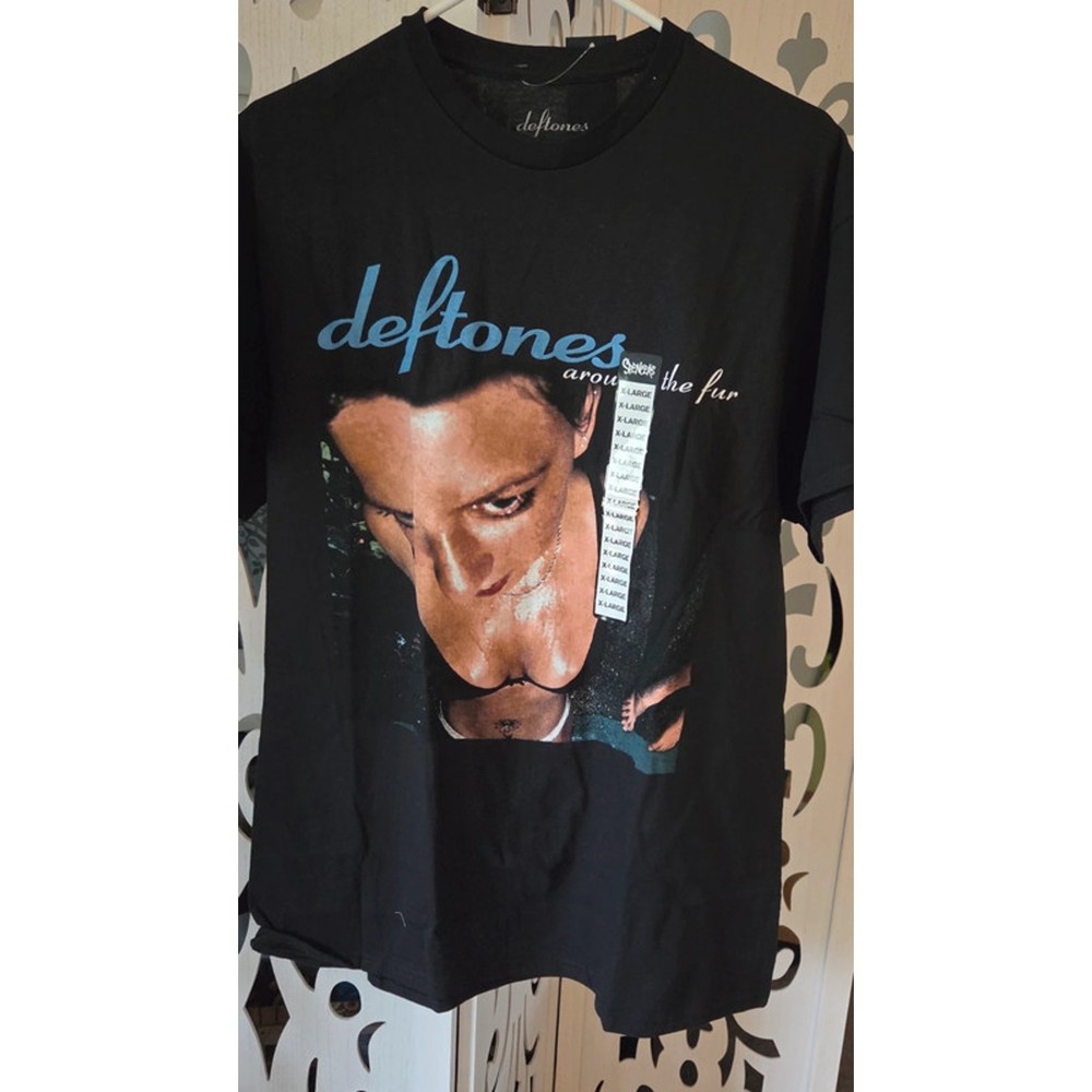 Deftones Around The Fur Graphic Band Tee NWT Black XL Alt Metal Shirt