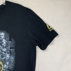 Men’s T Shirt UFC 25 Lots Of Fighters Graphic Reebok Size Medium Thin Black