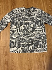 Specialized Fjallraven Long Sleeve T-Shirt Size XL Grey/ White