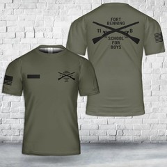 Custom Name US Army Fort Benning 11B Infantry Shirt 3D shirt full size S-5XL