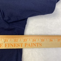 Polo Ralph Lauren Men’s Size Large Contrast Collar Navy Blue / Red T Shirt