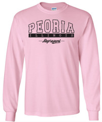 Peoria Illinois T-Shirt Long Sleeve Graphic tee