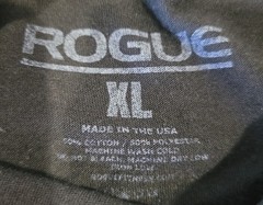 Rogue Fitness Pride Tee/T-Shirt Men XL Crossfit Gym Workout XL