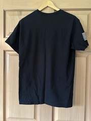 Grunt Style Patriotic USA Flag Black Cotton T- Shirt Men’s (Unisex) Size M