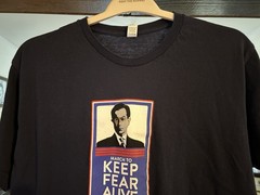 2010 Stephen Colbert March to Keep Fear Alive T Shirt Comedy Central Men’s L