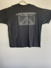 Vintage Black Chicken foot 2009 World Tour T-shirt. Size 2X with flaw as shown