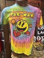 Authentic Pac-Man Tie-Dye Graphic T Shirt Large – By C-Life Group Bandai Namco