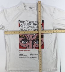 Uniqlo UT x Roy Lichtenstein Image Duplicator Graphic T Shirt White M