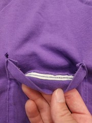 Vintage 90s BVD Men’s Medium Blank Essential Single Stitch Purple Pocket T Shirt
