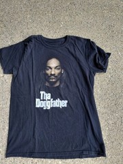 Snoop Dogg The Doggfather T-shirt Black Men’s M Dog Death Row Records 382