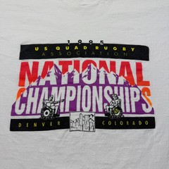 Vintage 90s US Quad Rugby Association National Championships Graphic T-Shirt XL