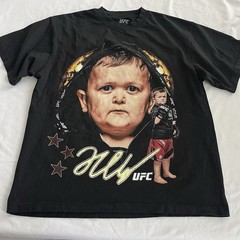UFC Hasbulla Magomedov vs Everybody 100% Cotton Black T-Shirt Size Medium