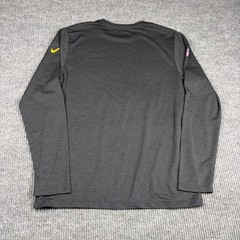 Nike Shirt Mens L NFL Pittsburgh Steelers On-Field Dri-Fit Long Sleeve Gray