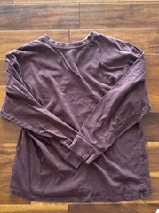 Red Head Brand Co. Men’s Long Sleeve Henley Shirt Burgundy Heather Size L G