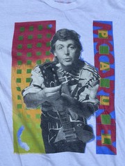 Vintage 1990 Paul McCartney World Tour Friends of the Earth T-Shirt