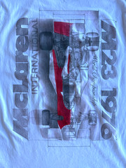 Hollister McLaren Formula 1 M23 1976 World Championship T-Shirt Men’s M, VG Cond