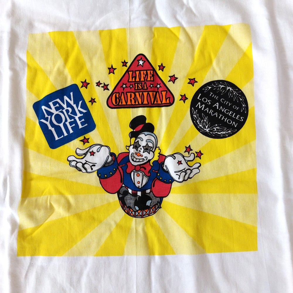 Vintage LA Marathon Shirt 1998 Marathon “Life is a Carnival” Promo XL 90s NEW