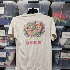Lost Enterprise Dragon Shirt Y2k Surf Lifestyle Shirt Medium Preowned Fair A317