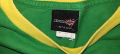 Brasil Men T-shirt By FITH Sun Heart & Soulļ, Slim Fit, Green & Yellow, Large