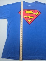 Superman Logo Blue Tee, DC Comics Size 2XLT SOFT T-SHIRT / SHIRT
