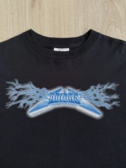 Vintage Adidas 00s Lightning Metallica esque y2k long sleeve t shirt L – XL