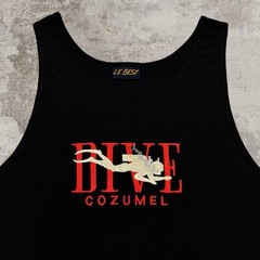 Vintage 1990’s Embroidered Dive Cozumel Tank Top