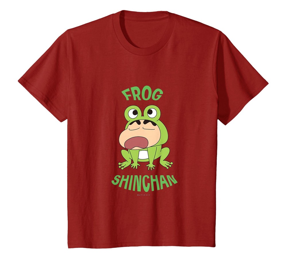 Crayon Shin-chan Frog Shin-chan Graphic Anime T-Shirt