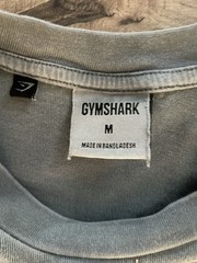 Gymshark Men’s Short Sl Premium Legacy Embroidered Center Logo Tee Shirt Green M