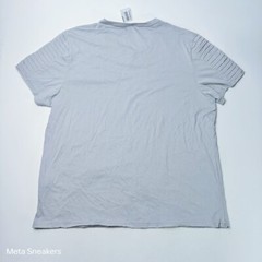 Inc Fashion 2XL Men’s T Shirt Light Grey Cotton Zipper Comfort Rare Luxe New
