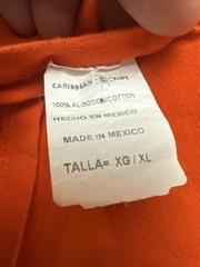 Panama Jack Graphic T-Shirt Men’s XL Woody Wagon Surfing Orange Cancun Mexico