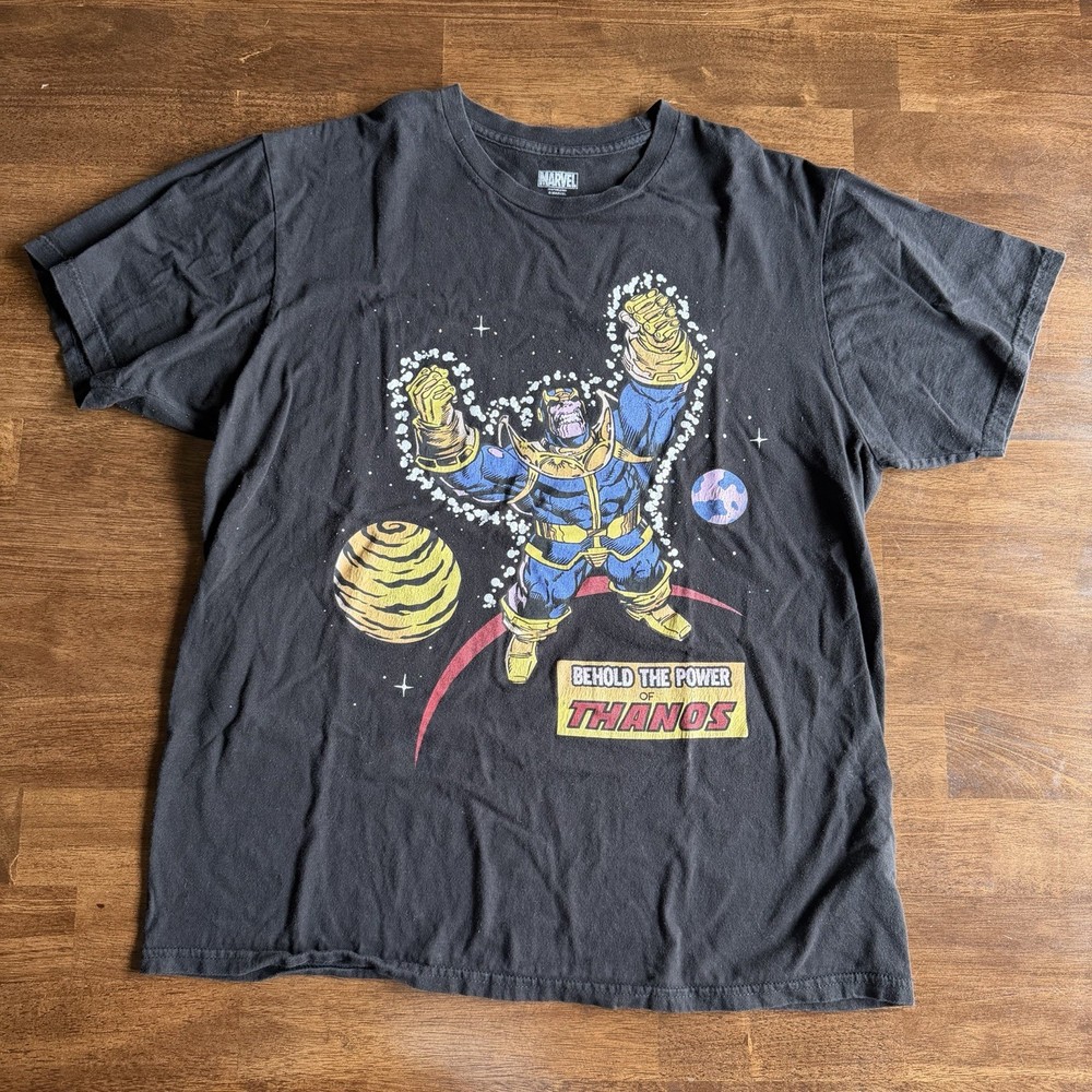 Marvel Thanos Graphic Tee Behold The Power Men’s Large