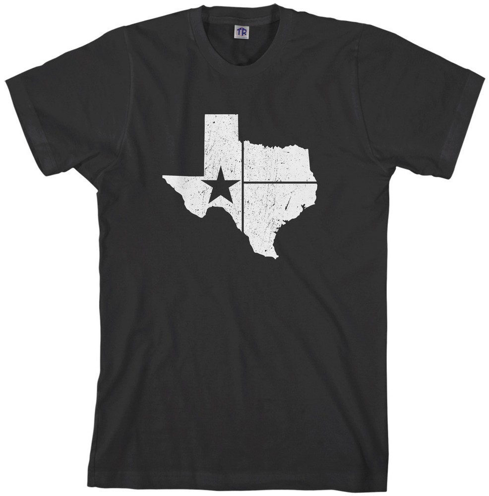 Threadrock Men’s Texas State Flag T-shirt Texan Lone Star
