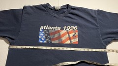 Vintage 96 Champion Atlanta 1996 USA Summer Olympics Games T Shirt Size XL Mens