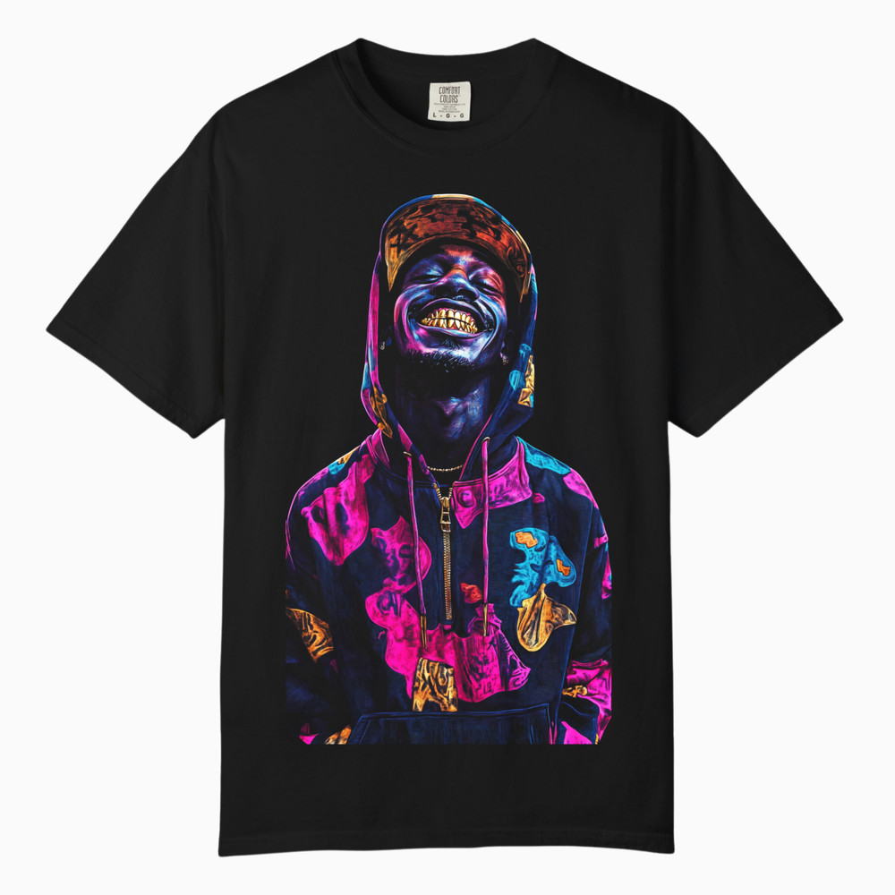 Pop Neon Graffiti Graphic Tee, Comfort Colors T Shirt, Unisex Streetwear Tee