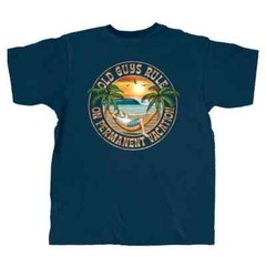 New OLD GUYS RULE T SHIRT PERMANENT VACATION