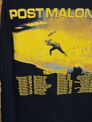 Fruit of the Loom Post Malone Summer in the City Tour Black LS Graphic Tee S