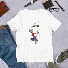 Rock Climbing – Funny, Unisex t-shirt – Fun Rock Climbing / Boulder