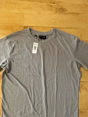 NWT JACHS New York Men’s Medium Gray Long Sleeve Crew Neck Basic T-Shirt