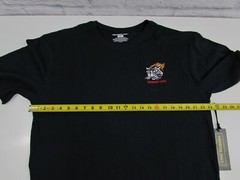 Members Only Black Short Sleeve Tiger Patch Tee Mens T-Shirt 2XL Black Steel NWT